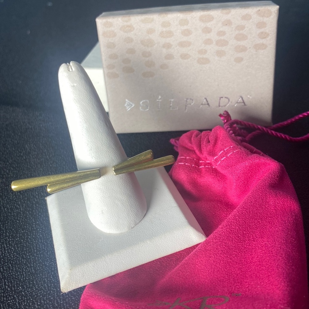 Silpada KR Collection. Sunbeams Ring, size 10. New in Box.